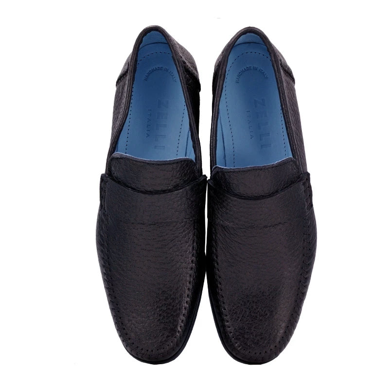 Zelli Parma Peccary Loafers Brown (19-025-BRN)
