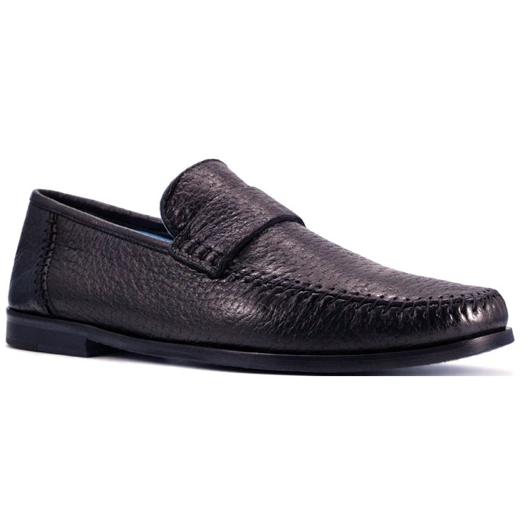 Zelli Parma Peccary Loafers Brown