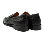 Zelli Remus Caiman Crocodile Loafers Black