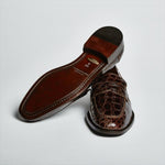 Zelli Renaissance Genuine Crocodile Slip-On Brown
