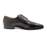 Zelli Stefano Lizard Wingtip Brogues Brown