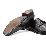 Zelli Stefano Lizard Wingtip Brogues Brown