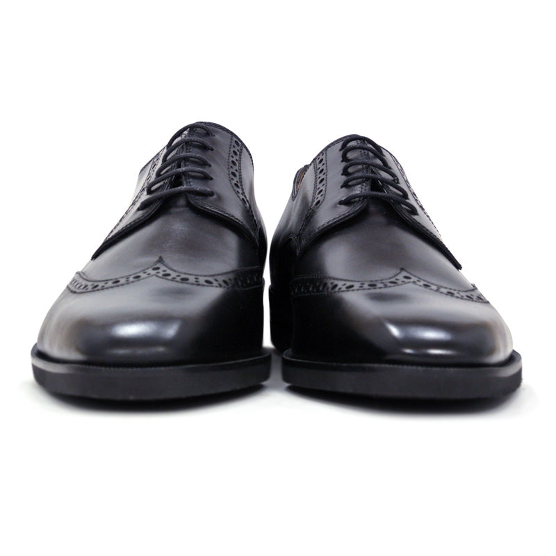 Zelli Stefano Wingtip Brogues Black (25-531-BLK)
