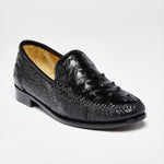 Zelli Struzzo Ostrich Loafers Black On Sale