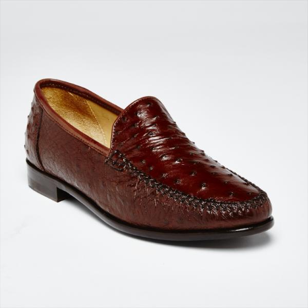 Zelli_Shoes_Struzzo_Genuine_Ostrich_Slip_On