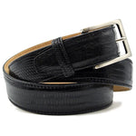 Zelli Teju Lizard Belt Black