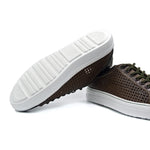 Zelli Vento Woven Sneakers Cognac / Green (65-205-CGN)