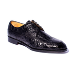 Zelli Verona Caiman Crocodile Dress Shoes Black
