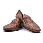 Zelli Woven Slip On Cognac