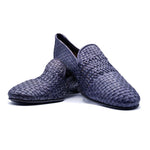 Zelli Woven Slip On Navy