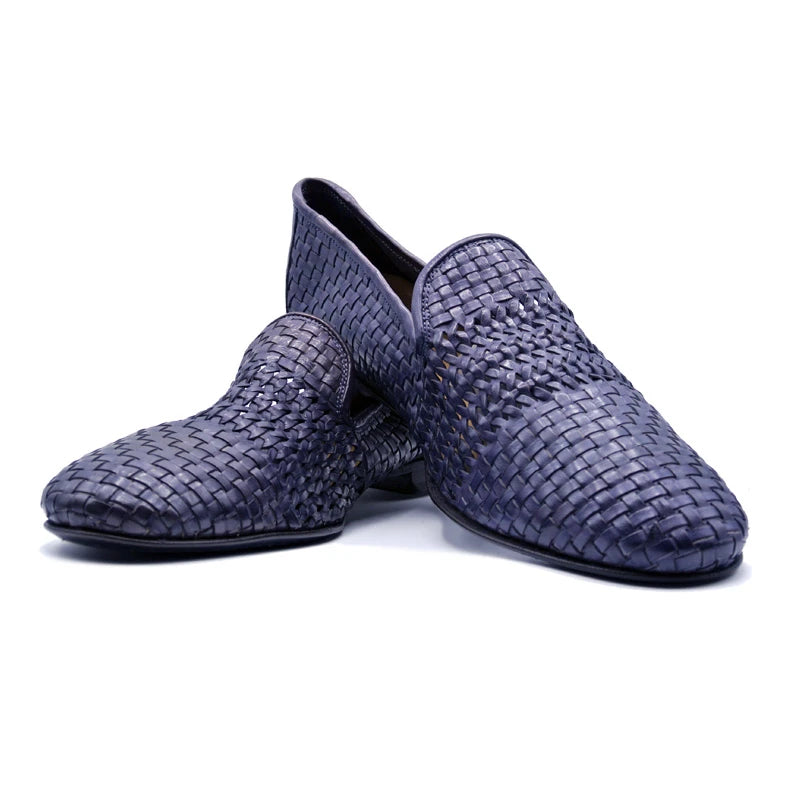 Zelli Woven Slip On Navy