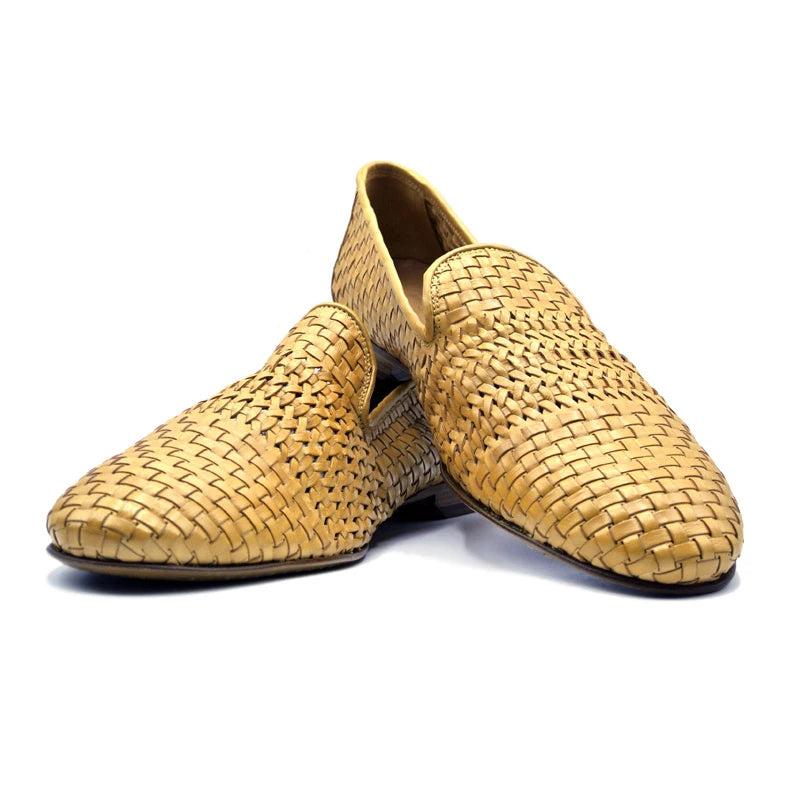 Zelli Woven Slip On Yellow
