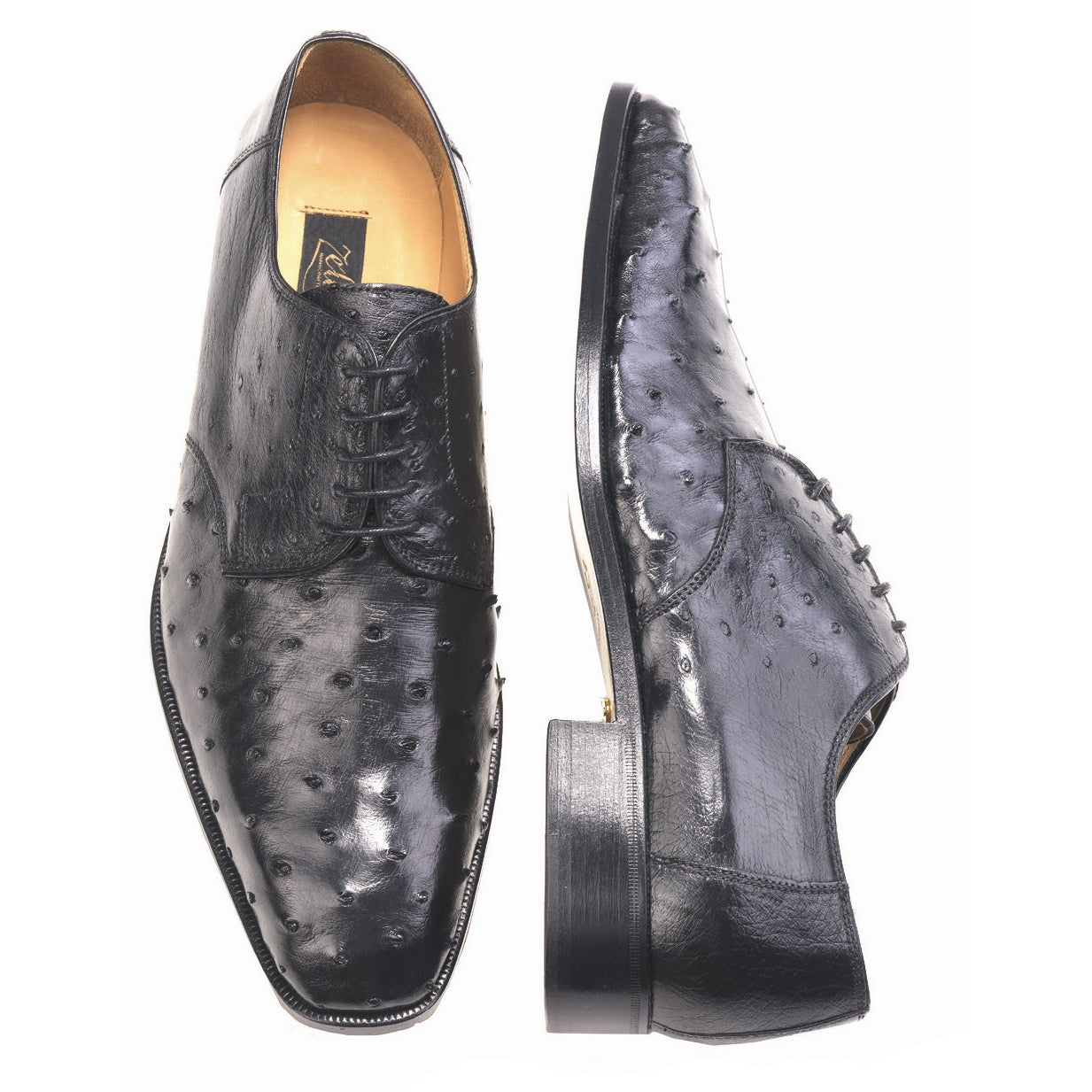 Zelli_Shoes_DeBeer_Plain_Front_Ostrich_Lace_Up