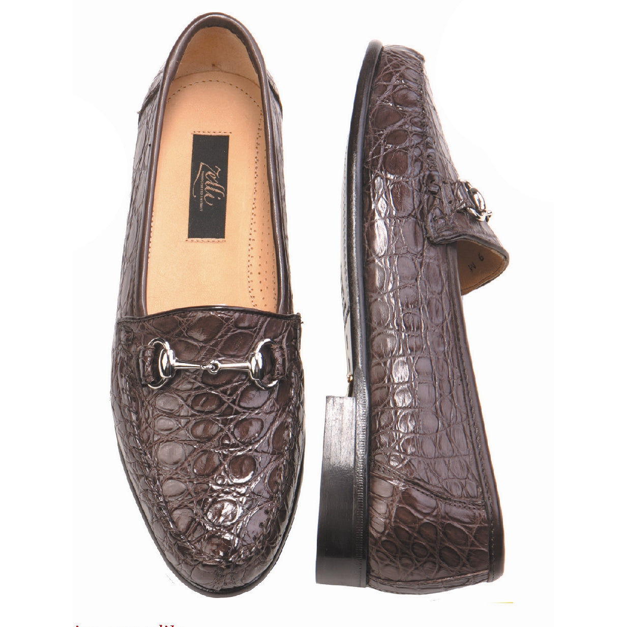 Zelli_Shoes_San_Marco_Genuine_Crocodile_Bit_Loafer