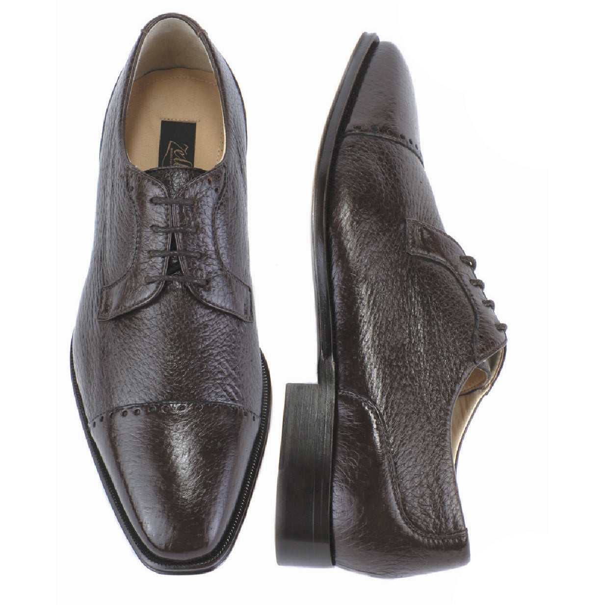 Zelli_Shoes_Sergio_Peccary_Cap_Toe_Lace_Up