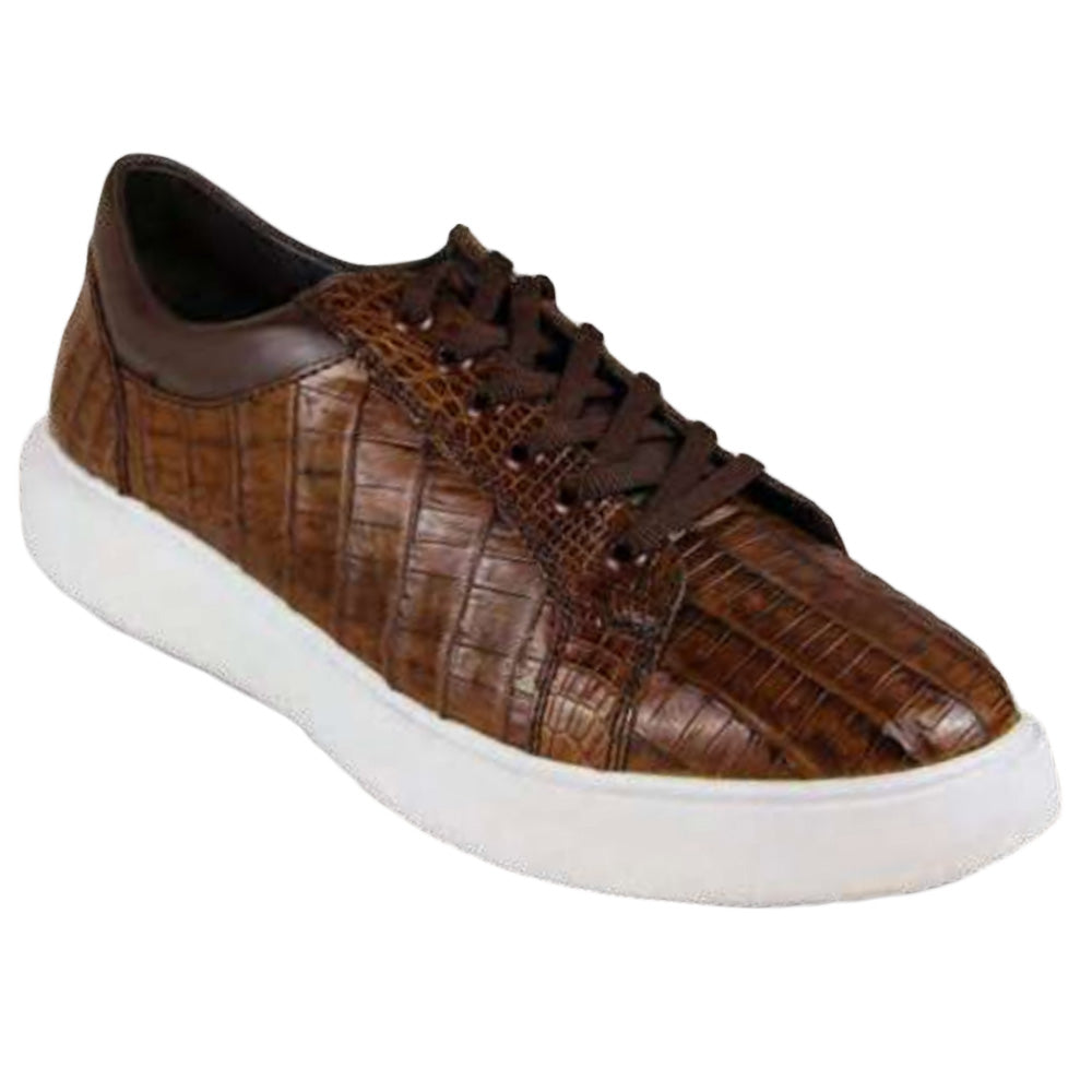 Los Altos ZSM02 Caiman Belly Sneakers Brown