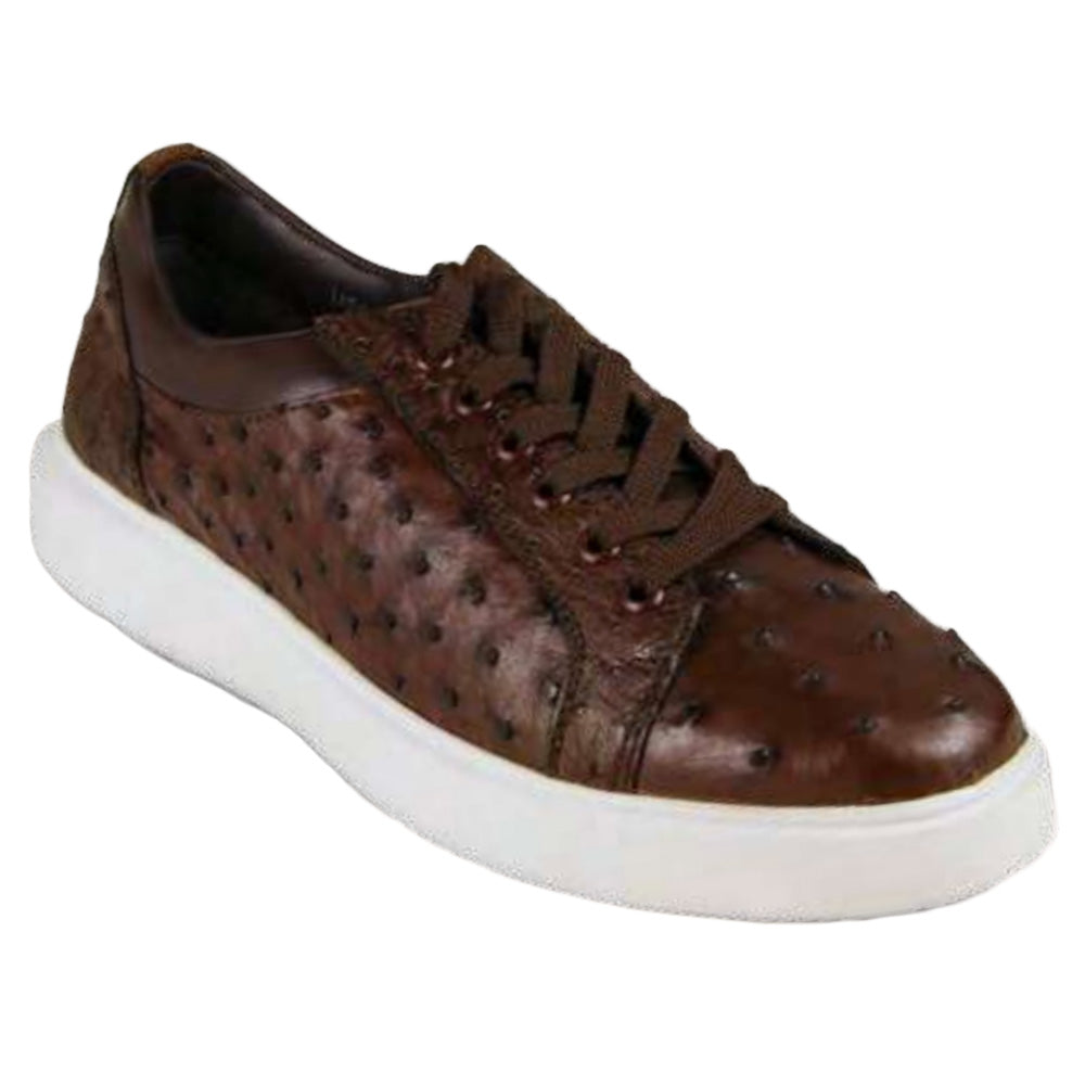 Los Altos ZSM02 Ostrich Sneakers Brown