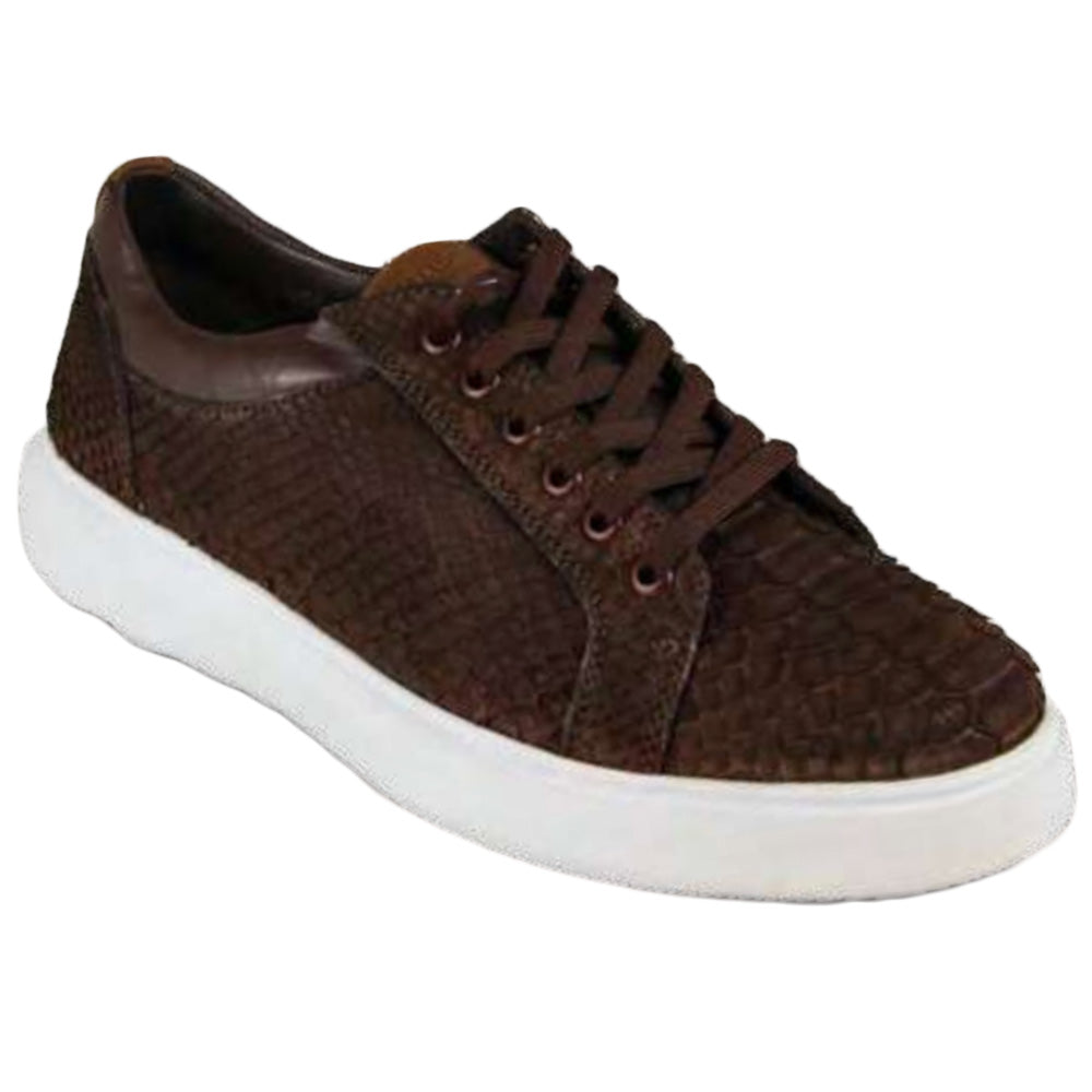 Los Altos ZSM02 Python Sneakers Rustic Nubuck Brown